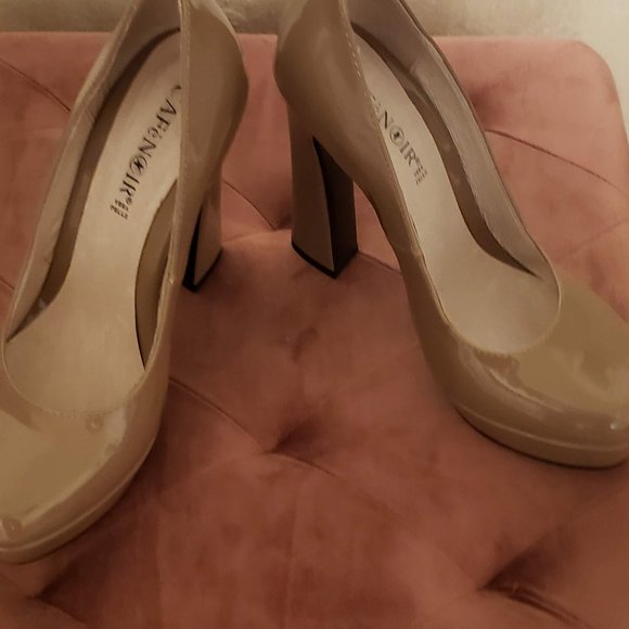 Cafe'Noir Platform Shoes Size 6.5 Color grey/beige - Picture 5 of 9